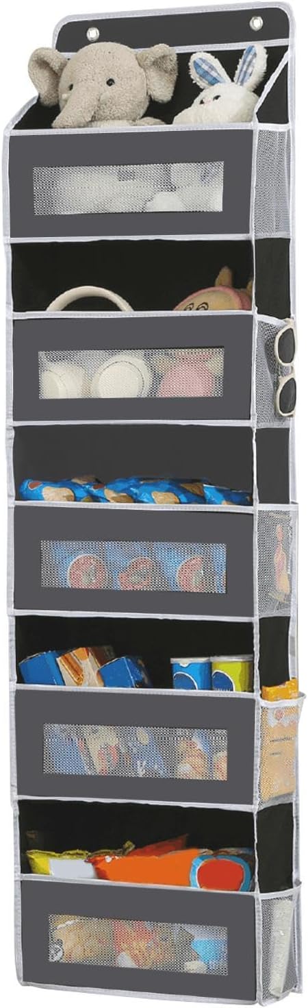 Closet Door Organizer, Large Capacity Closet Cabinet Storage Bag, Space Saver Bag for Bra Underwear Underpants Socks