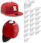 Baseball Hat Holder for Wall (White-20)