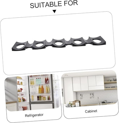 Amosfun Silicone Beer Can and Bottle Organizer for Fridge Stackable Beverage Storage Rack with Non-Slip Design for Cans Bottles and Drinks Kitchen Pantry and Garage