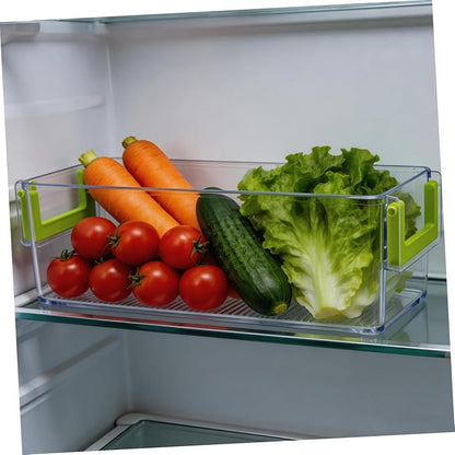 Unomor Organizer Collapsible Storage Bins under Sink Organizer Stackable Storage Bins Lids Fridge Kitchen Box Material Easy Organization