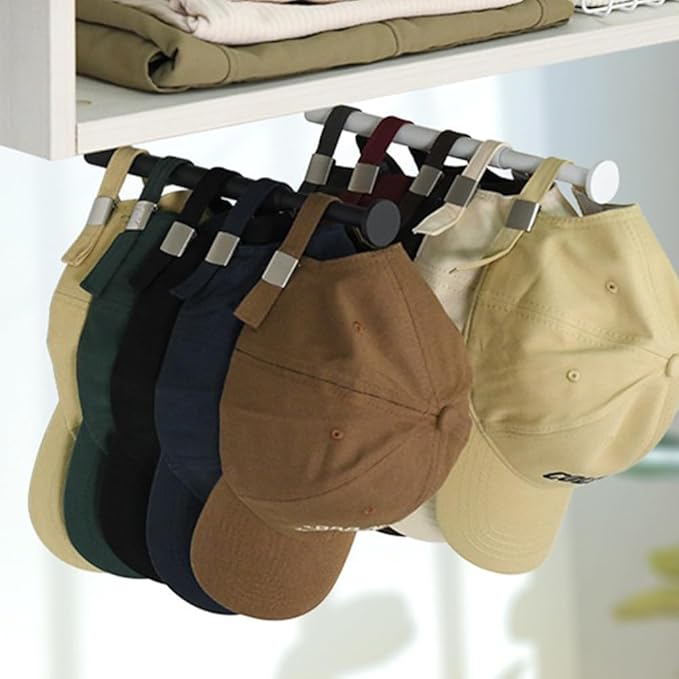 Hat Holder，for Doors, Closet ，Hat Rack for Door ， Baseball Cap Rack ，Closet Hat Rack，Cap Holder，Closet Organization