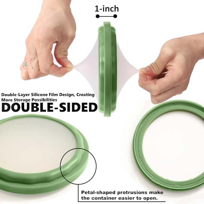 4-Piece Food Storage Containers Set – Avocado Saver, Onion Keeper, Silicone Kitchen Organizers for Fridge, Reusable & Fresh-Keeping Design