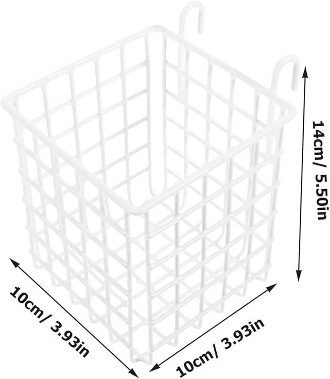 GLEAVI Over Cabinet Hanging Storage Basket Multi Functional Wire Organizer for Kitchen Bathroom Bedroom Resistant Iron Rack for Space Saving Storage