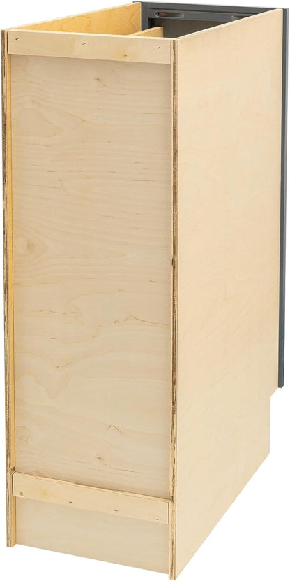 Quicklock RTA (Ready-to-Assemble) | Base Kitchen Cabinets - Shaker Style | Made in America (Needlepoint Navy, 12" Wx34.5 Hx24 D Base)