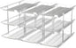 Sturdy Stacking Can Organizers Systems with Portable Size Optimizes Kitchen Storage Store Organization Shelves