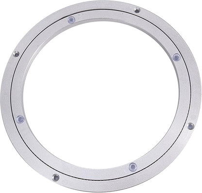 10“ Lazy Susan Turntable 110 LBS, Heavy Duty Aluminium Alloy Table Bearing Swivel Plate Hardware for Dining-Table