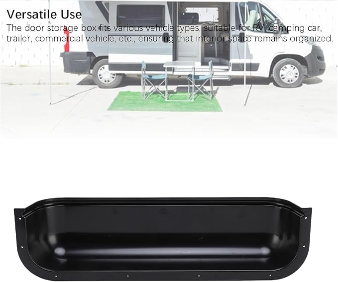 Diydeg RV Door Organizer, 450x100x115mm Wall Hanging Storage Bag, Door Seasoning Rack ABS Hanging Rack for Kitchen, Pantry, Cabinet, Side Door Storage Containers