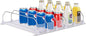 Drink Dispenser for Fridge, 5 Row Self-Pushing Soda Can Organizer for Refrigerator, Width Ajustable Beverage Pusher Glide Beer Pop Can Water Bottle Storage for Pantry (5 Row)