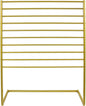 Scarf Display Stand, 10 Tier Metal Scarf Holder Organizer, Scarf Hanger Scarf Holder Scarf Organizer Belt Organizer Pants Rack Scarf Rack for Commercial Clothing Retail Store (Gold, 120cm)