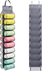 YOUDENOVA Legging Organizers for Closet, Hanging Closet Organizers with 20 Compartments for Tshirt, Jeans, Socks, Yoga Leggings, Grey