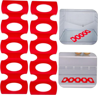 2pcs Can Beverage Beer Rack Silicone Beer Pad Organiser Drink Holder Fridge Organizer for Bar