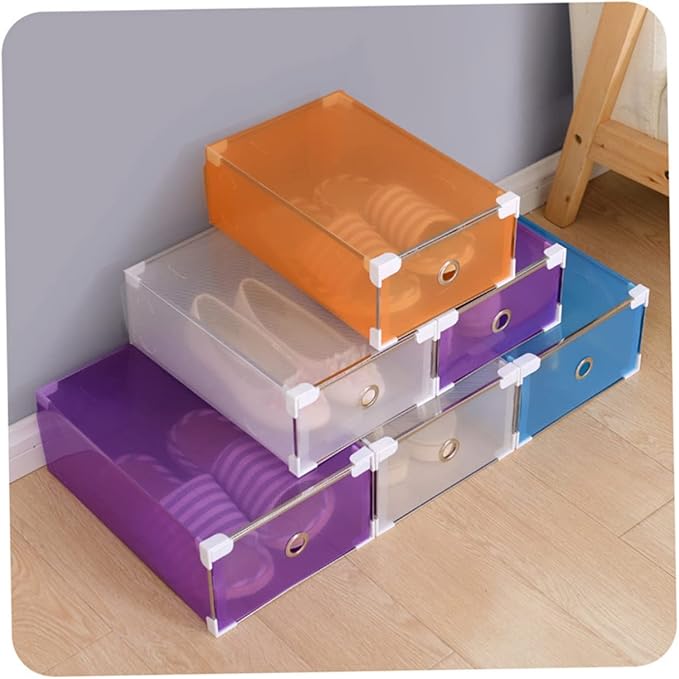 5pcs Type Shoe Storage Organizer for Women Half Design Easy Access and Identification for Shoes and Accessories Storage White