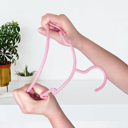 GoodtoU Baby Hangers Plastic - Kids Hanger Bulk Toddler Hangers 60 Pack Hanger for Toddler Children Pink