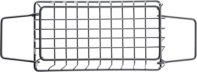 G.E.T. WB-314-MG Heavy Duty Iron Wire Utility Storage Basket / Bin with Handles, 10" x 5" x 7"