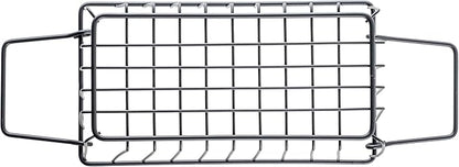 G.E.T. WB-314-MG Heavy Duty Iron Wire Utility Storage Basket / Bin with Handles, 10" x 5" x 7"