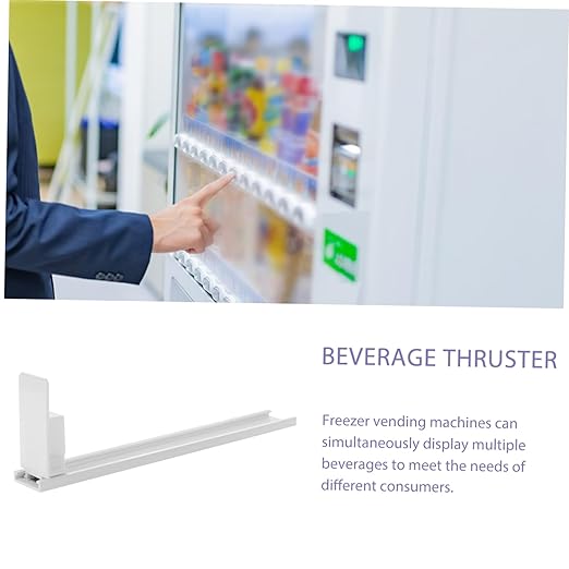 Automatic Pusher Drink Dispenser Soda Can Organizer for Fridge Space-Saving Beverage Pusher for Retail Stores Easy to Use Install for Efficient Drink Management