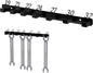 Metal Wrench Organizer, Wall-Mounted Storage Rack for Wrenches, Gift for Professional Mechanics, Sturdy Metal Rack, Combination Wrench Organizer for Wall, Holder for 7 wrenches（Fits 19mm to 32mm）