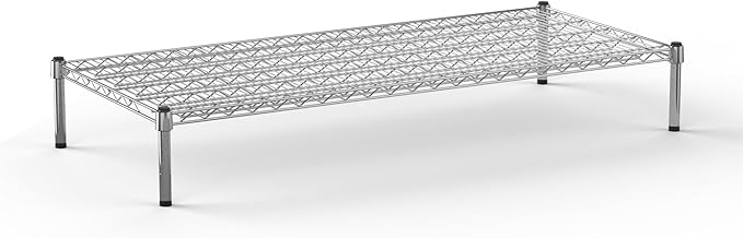 24" Deep x 54" Wide x 8" Height Wire Shelving Kit | 1-Tier | NSF Commercial Storage Rack Unit
