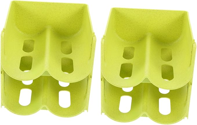 MERRYHAPY 4pcs Unique Design Can Rack Stackable Storage Holder Pantry Soda Can Organizer Wine Bottle Rack Space-Saving