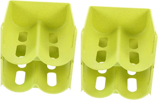 MERRYHAPY 4pcs Unique Design Can Rack Stackable Storage Holder Pantry Soda Can Organizer Wine Bottle Rack Space-Saving