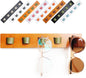 ACOCOFE Sunglass Organizer Glasses Holder,Wood Eyeglass Storage Holder,Sunglasses Rack Eyewear Display((Brown-green)