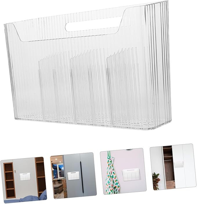 Cabilock Wall-mounted Storage Rack Adhesive Mount Medicine Cabinet Organizer for Bottles Kitchen Bathroom Countertop Holder