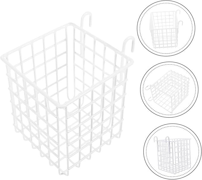 SOLUSTRE Cabinet Basket over The Door Organizer Wire Basket Storage Rack for Kitchen Bathroom Bedroom Sturdy