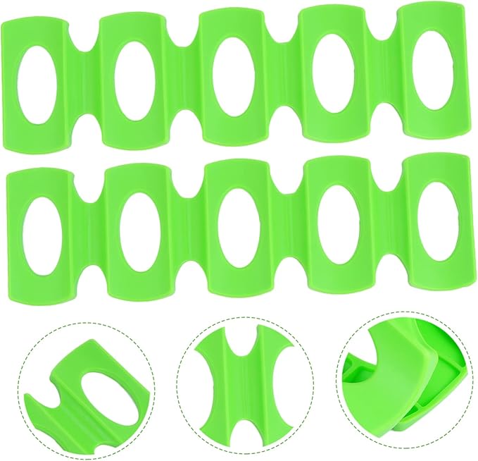 2pcs Organizer Fridge Beverage Storage Shelf Fridge Mat Drink Storage Rack Can Stacking Mats