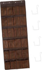 Happyyami 24-Pocket Wall-Mounted Hanging Storage Bag for Sundries Shoes and Keys Multi-Pockets Organizer for Home Use Sturdy Fabric for-Door Storage