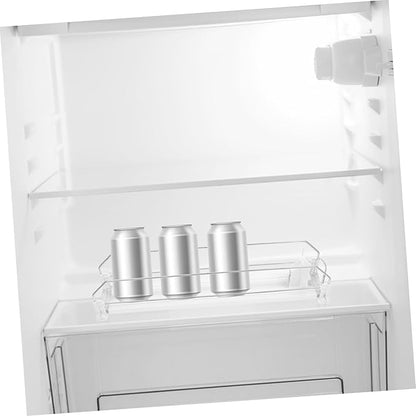 SOLUSTRE Beverage Organizer for Fridge Touchless Drink Pusher Glide Rack Soda Can Holder Capacity Storage