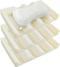 Silicone Soap Dish,Self Draining Soap Holder Perfect for Shower,Bathroom Sink,Kitchen Sink & Travel,Non-Slip Bar Soap Holder Extend Soap Life,Keep Soap Bars Dry & Easy Cleaning Beige-3Pcs
