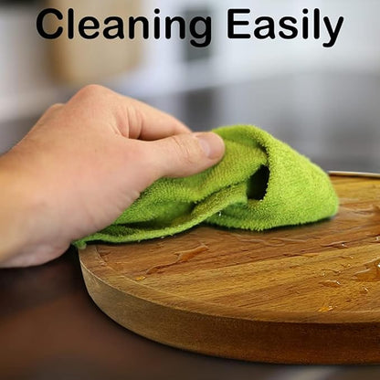11" Acacia Wood Lazy Susan Organizer Kitchen Turntable for Cabinet Pantry Table Organization,2 Pack