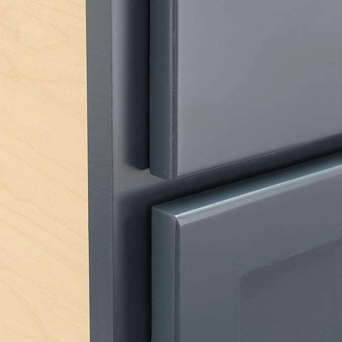 Quicklock RTA (Ready-to-Assemble) | Base Kitchen Cabinets - Shaker Style | Made in America (Needlepoint Navy, 36" Wx34.5 Hx24 D Base)