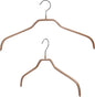 Mawa Clothing Hangers, Steel Hanger with Non-Slip Coating, for Shirts, Dresses, Camisoles, T-Shirts, 360-degree Rotatable Hook