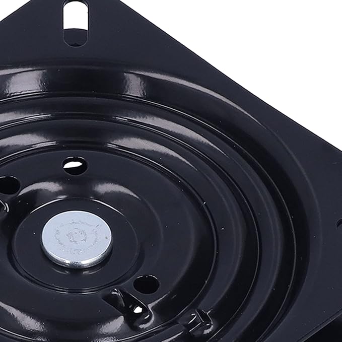 7" Lazy Susan Turntable Bar Stool Swivel Plate Automatic Rebound Stool Rotating Base Chair Turntable Base Lazy Susan Hardware for Home Bar Office Furniture Replacement