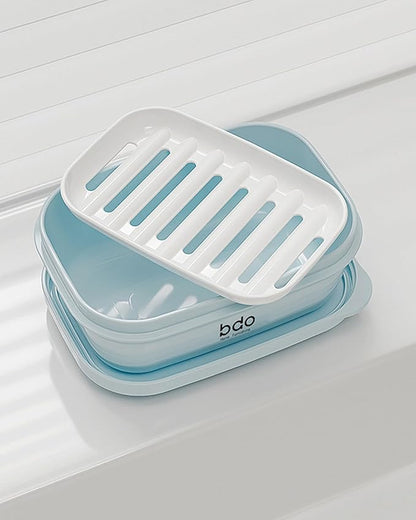 Doter Travel Soap Case, Leakproof Soap Container with Lid, Portable Bar Soap Holder for Traveling, Soap Dishes for Bathroom, Shower, Gym, School, Camping, Vacation, Outdoor