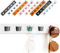 ACOCOFE Sunglass Organizer Glasses Holder,Wood Eyeglass Storage Holder,Sunglasses Rack Eyewear Display((White-black)