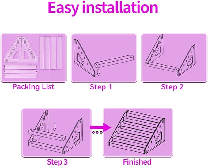 Nail Polish Storage Box Makeup Organizer Cosmetics Storage Transparent Easy to Assemble 7 Layers