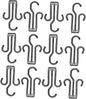 VICASKY 12pcs Plastic Shoe Drying Hooks Double Hook Design Sturdy Multi Functional Shoe Organizer for Closet and Door Hanging Lightweight Space Saving Holder for Quick Drying and Shape