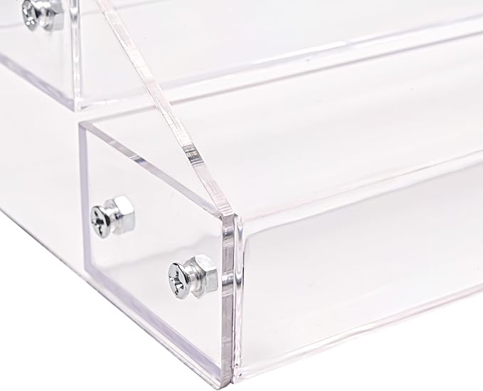 7 Tiers Layers Organizer Rack Stand Holder Large Capacity Acrylic Clear for Nails Polish Essential Oil Lipstick and Sunglasses