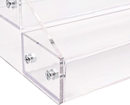 7 Tiers Layers Organizer Rack Stand Holder Large Capacity Acrylic Clear for Nails Polish Essential Oil Lipstick and Sunglasses