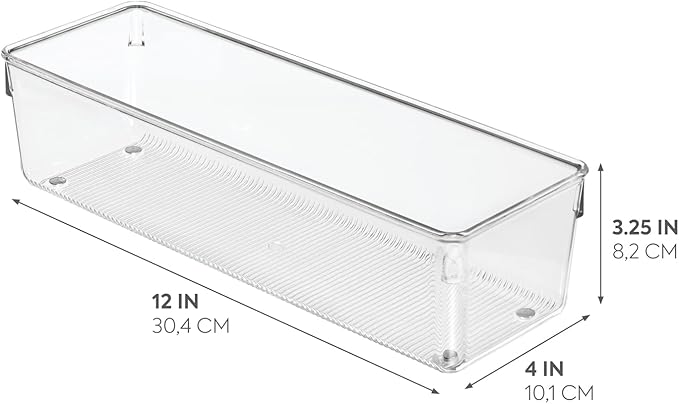 iDesign - 52930 EMW6134167, Medium, Clear (Pack of 3)