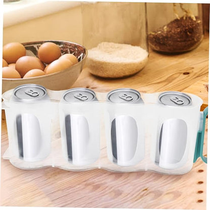 Beverage Can Storage Organizer Refrigerator Soda Container Drink Organizer for Fridge Can Holder Kitchen Pantry