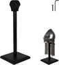 Mythrojan Wooden Helmet Stand Display Décor Stand For Spartan, Templar, Motorcycle, Caps, Hat Decorative Desktop Hanger Rack LARP Helmet Stand, 21 Inch - Black