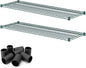2 Pack Green Additional Wire Shelf for 18" x 54" Shelving Units, Replacement Shelves for Wire Rack