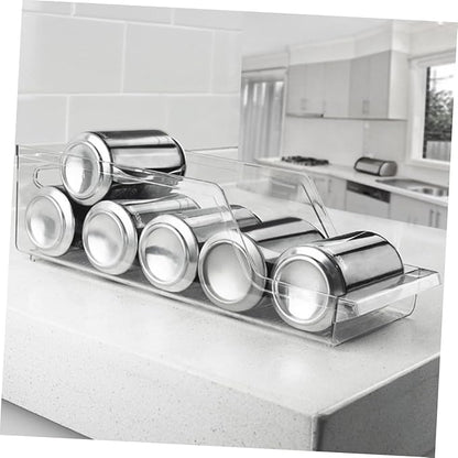 Garneck Beverage Storage Container Set Refrigerator Can Dispenser Design Fridge Organizer for Cans Soda and Drinks for Kitchen and Pantry