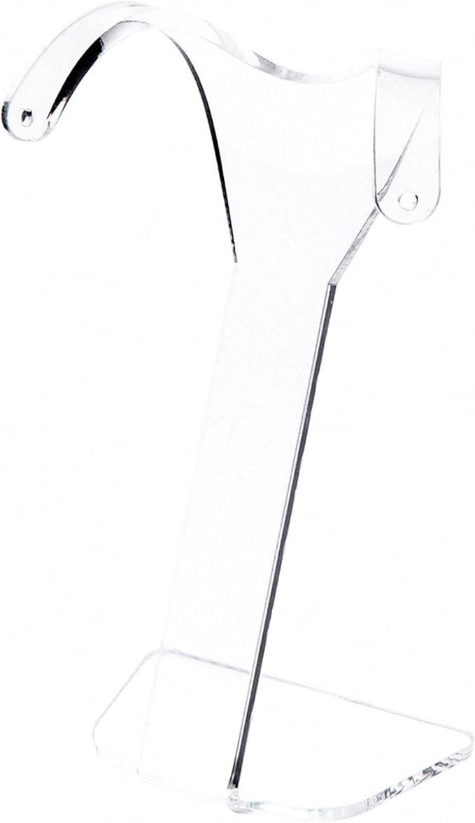 Plymor Clear Acrylic Divided Pair Hanging Earring Display Stand, 3.125" W x 1.75" D x 4.75" H