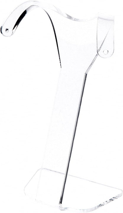 Plymor Clear Acrylic Divided Pair Hanging Earring Display Stand, 3.125" W x 1.75" D x 4.75" H