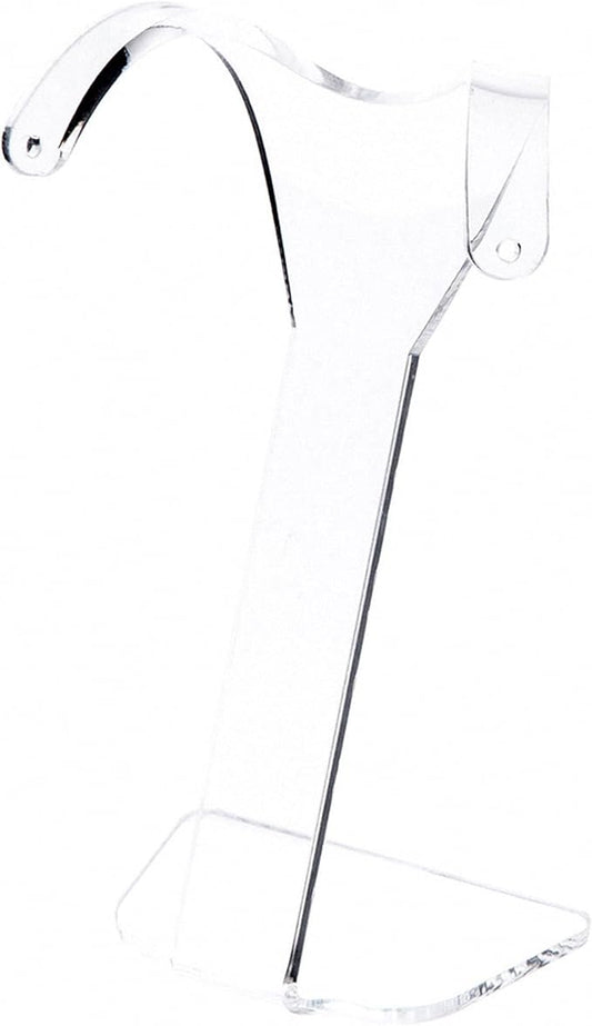 Plymor Clear Acrylic Divided Pair Hanging Earring Display Stand, 3.125" W x 1.75" D x 4.75" H