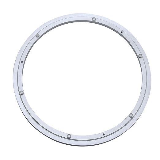 TamBee 20 Inch Lazy Susan Hardware Mute Turntable Bearing 450 lbs Load Capacity Heavy Duty Lazy Susan Parts Kit Rotating Ring Mechanism for Dining Tables, DIY Projects(Base Only)